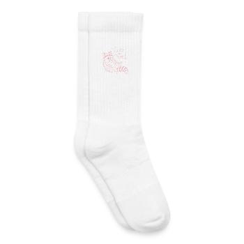 Chemise basse mignonne mais sauvage de raton laveur - Chaussettes de tennis bio enfant - blanc - Droite