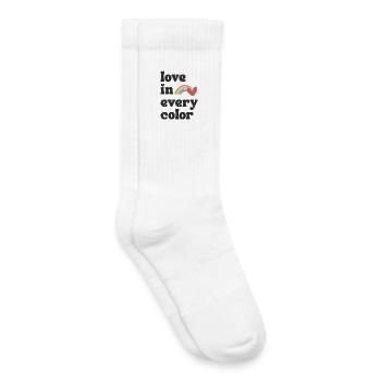 Love in every Color Pride - Kinder Tennissocken - Weiß - Rechts