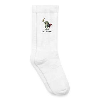 Dawn Test Froschheld - Kinder Tennissocken - Weiß - Rechts