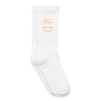 Chanteur Professeur de musique Chorale de chanteurs de musique - Chaussettes de tennis bio enfant - blanc - Droite