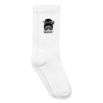 Meine Mutter ist nicht hier, aber ihre Liebe ist nie gegangen - Kinder Tennissocken - Weiß - Rechts