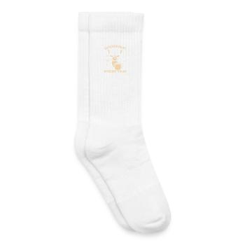 Guck mich nicht in diesem Ton an - Katze - Kinder Tennissocken - Weiß - Rechts