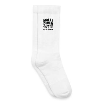 Malle Diven Beach Club Flamingo Mallorca Party - Kinder Tennissocken - Weiß - Rechts