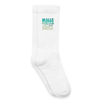 Malle Girls Tour Mallorca Urlaub Party - Kinder Tennissocken - Weiß - Rechts