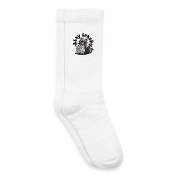 Reste Raton laveur Opossum Skunk - Chaussettes de tennis bio enfant - blanc - Droite