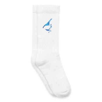 Wing Surf Wingsurfen bunt Herren Jungen Wingfoil - Kinder Tennissocken - Weiß - Rechts