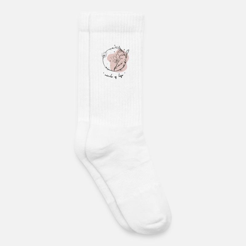 Lebenszyklen - Kinder Tennissocken - Weiß