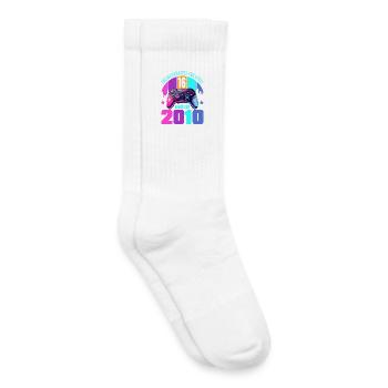 16. Geburtstag Junge Mädchen - Kinder Tennissocken - Weiß - Rechts