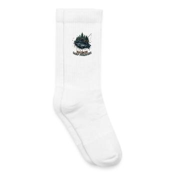 Maximum Carp Pressure Carp Angler Fish - Kids Tennis Socks - white - Right