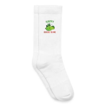 Happy Birdie to Me Golf Tee - Kids Tennis Socks - white - Right