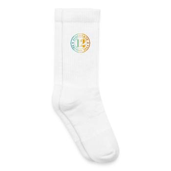 12e anniversaire - Chaussettes de tennis bio enfant - blanc - Droite