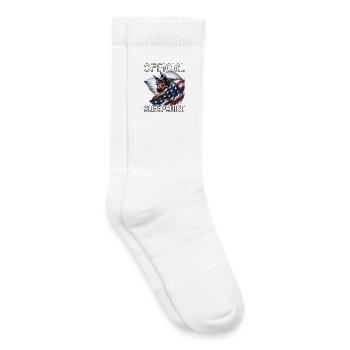Dobermann US Schlafshirt - Kinder Tennissocken - Weiß - Rechts