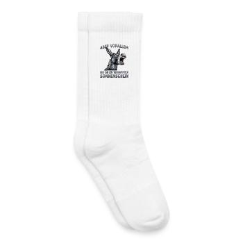 Esel Humor Eselhalter Bauernhof Hausesel - Kinder Tennissocken - Weiß - Rechts