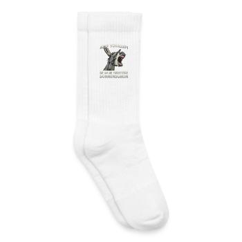 Grauesel Zwergesel Esel Bauernhof Langohresel - Kinder Tennissocken - Weiß - Rechts