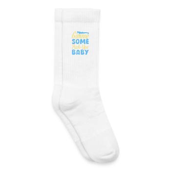 Fitness Fanatics Gimme Some Push-Ups Calisthenics - Kinder Tennissocken - Weiß - Rechts