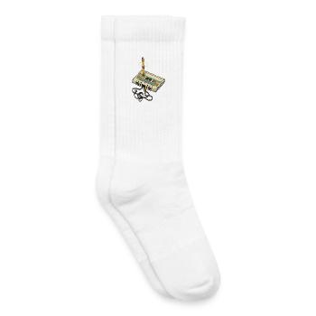 Cassette 90s Outfit 80s Party 90s Theme - Kids Tennis Socks - white - Right