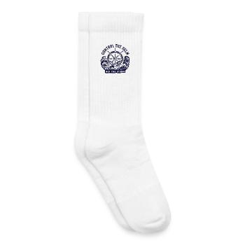 Control The Helm - Kids Tennis Socks - white - Right