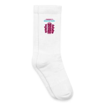 Boosté par des boosters Collectionneur de cartes à collectionner - Chaussettes de tennis bio enfant - blanc - Droite