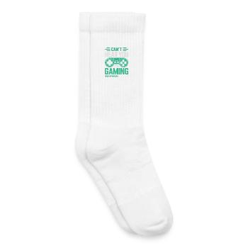 Ich hör dich nicht – Ich zocke - Kinder Tennissocken - Weiß - Rechts