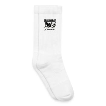 Berner Sennenhund Führungskraft Hundehalter Humor - Kinder Tennissocken - Weiß - Rechts