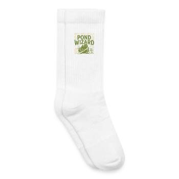 Frog Wizard Frog Magic Frog - Kids Tennis Socks - white - Right