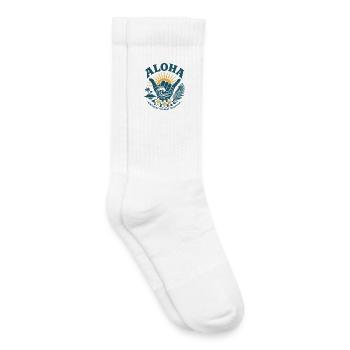 Aloha Freundlichkeit Shaka - Kinder Tennissocken - Weiß - Rechts