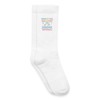 Geschlechterenthüllung: Wer ist der Gewinner der Babyparty - Kinder Tennissocken - Weiß - Rechts