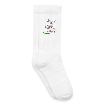Danke für alles - Kinder Tennissocken - Weiß - Rechts