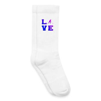 The floorball players and floorball go together - Kids Tennis Socks - white - Right