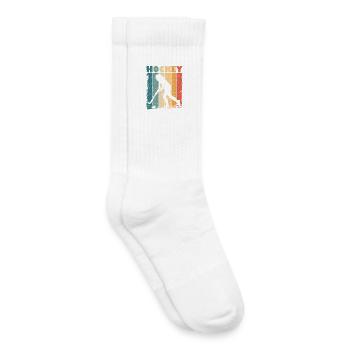 Hockey Field Hockey Indoor Hockey for Girls Vintage - Kids Tennis Socks - white - Right