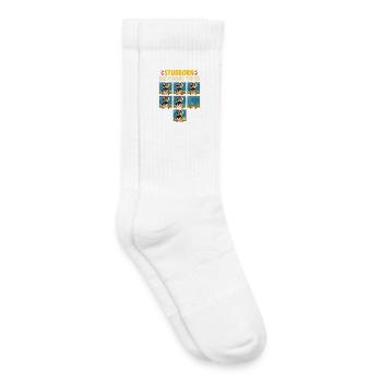 Sturer Dackel Tricks - Kinder Tennissocken - Weiß - Rechts