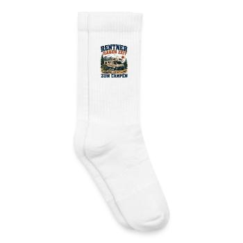 Rentner Haben Zeit Zum Campen Wohnmobil - Kinder Tennissocken - Weiß - Rechts