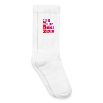 Geschenkidee für die Breakdancerin mit Break Dance - Kinder Tennissocken - Weiß - Rechts