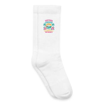 Nurses' Cruise: Unforgettable Memories - Kids Tennis Socks - white - Right