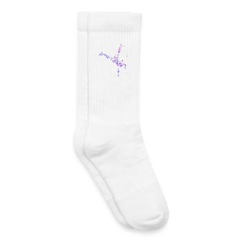 Idée cadeau de danse hip-hop pour danseur hip-hop - Chaussettes de tennis bio enfant - blanc - Droite
