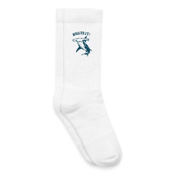Nailed it - Hammerhead - Kids Tennis Socks - white - Right