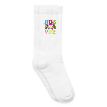 80er-Jahre-Retro-Nostalgie-Party - Kinder Tennissocken - Weiß - Rechts