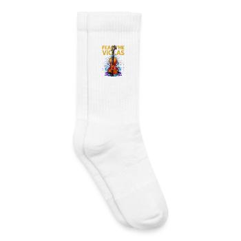 La peur du musicien d’alto de l’Alto Dicton. - Chaussettes de tennis bio enfant - blanc - Droite