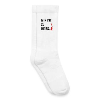Mir ist zu heiß. - Kinder Tennissocken - Weiß - Rechts