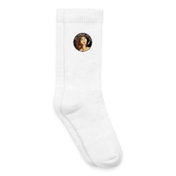 Still Standing, Still Soft - Kids Tennis Socks - white - Right