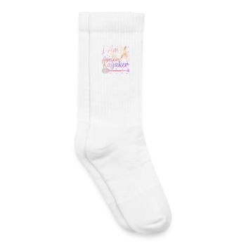 Canoeing Kayaking - I am the awesome Kayaker - Kids Tennis Socks - white - Right