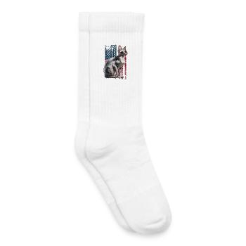 Sphynx Cat US Sphynxkatze - Chaussettes de tennis bio enfant - blanc - Droite