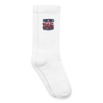 Rallye des fans de bateaux vikings norvégiens - Chaussettes de tennis bio enfant - blanc - Droite