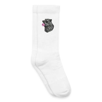 Kaugummi-Klippschliefer - Kinder Tennissocken - Weiß - Rechts