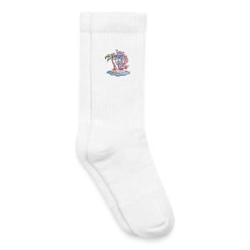 Seahorse Summer Holiday - Kids Tennis Socks - white - Right