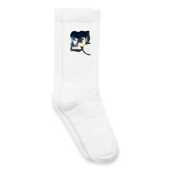 Süßer Pinguin - Geschenk für Pinguin Liebhaber - Kinder Tennissocken - Weiß - Rechts