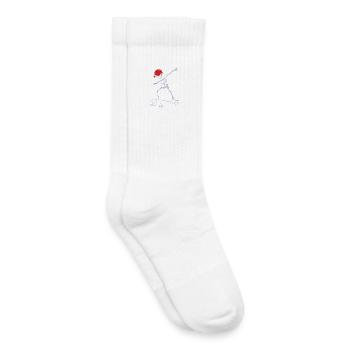 Longboard Longboarder Longboarding - Kids Tennis Socks - white - Right