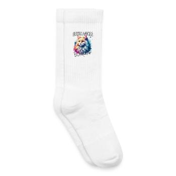 Chuchoteur de chats angora turc - Chaussettes de tennis bio enfant - blanc - Droite