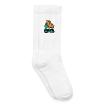 Zu Beschäftigt Mit Nichtstun Capybara Spruch - Kinder Tennissocken - Weiß - Rechts