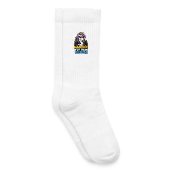 Zu Magisch Für Dein Drama Einhorn Spruch - Kinder Tennissocken - Weiß - Rechts